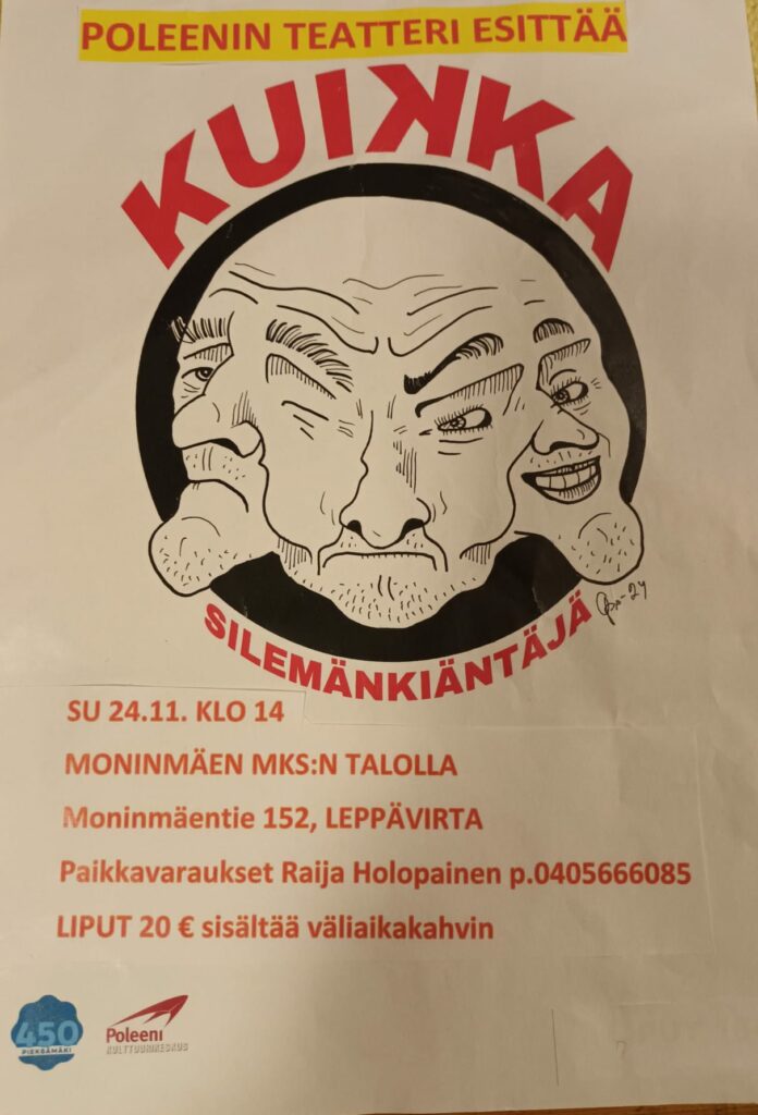 teatteriesityksen mainosjuliste