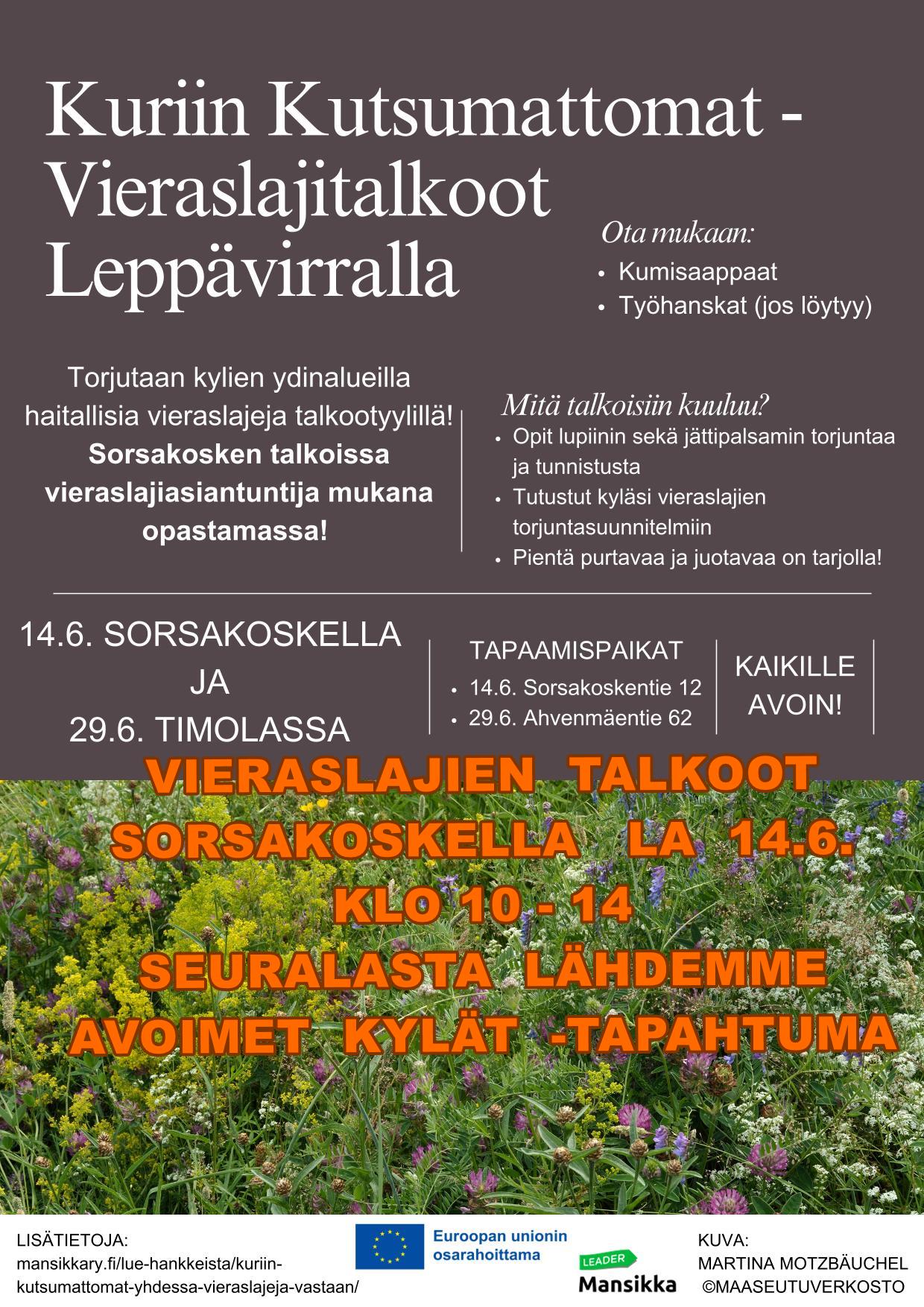 Talkoiden mainosjuliste
