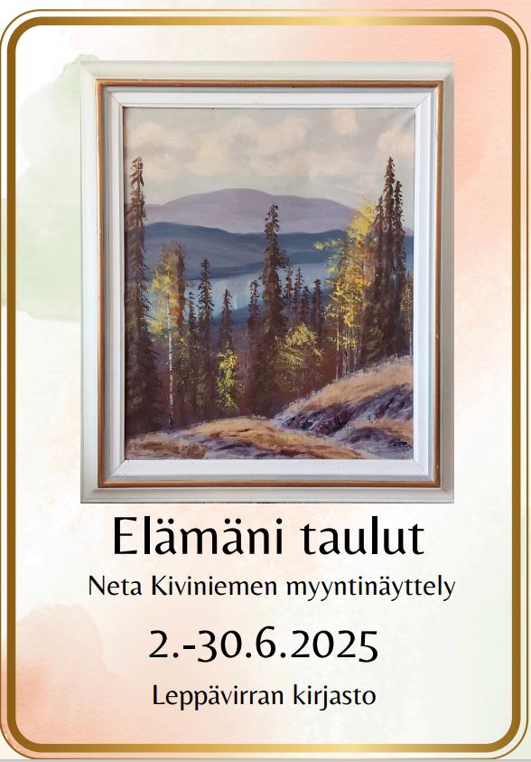 taidenäyttelyn juliste
