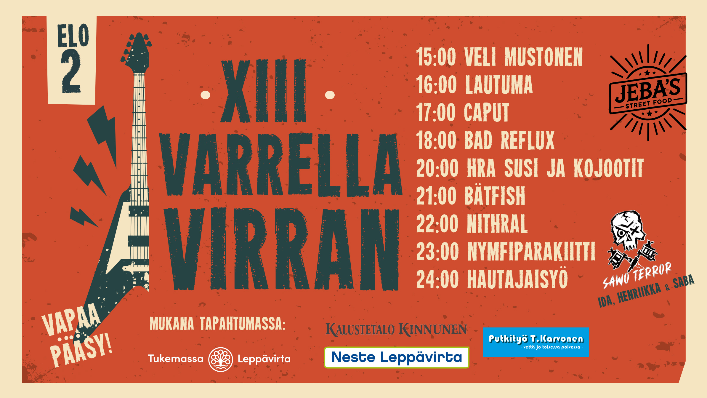 Tapahtuman mainosjuliste