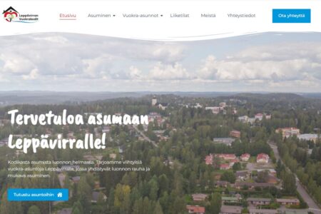 Leppävirran Vuokrakotien kotisivut uudistuivat