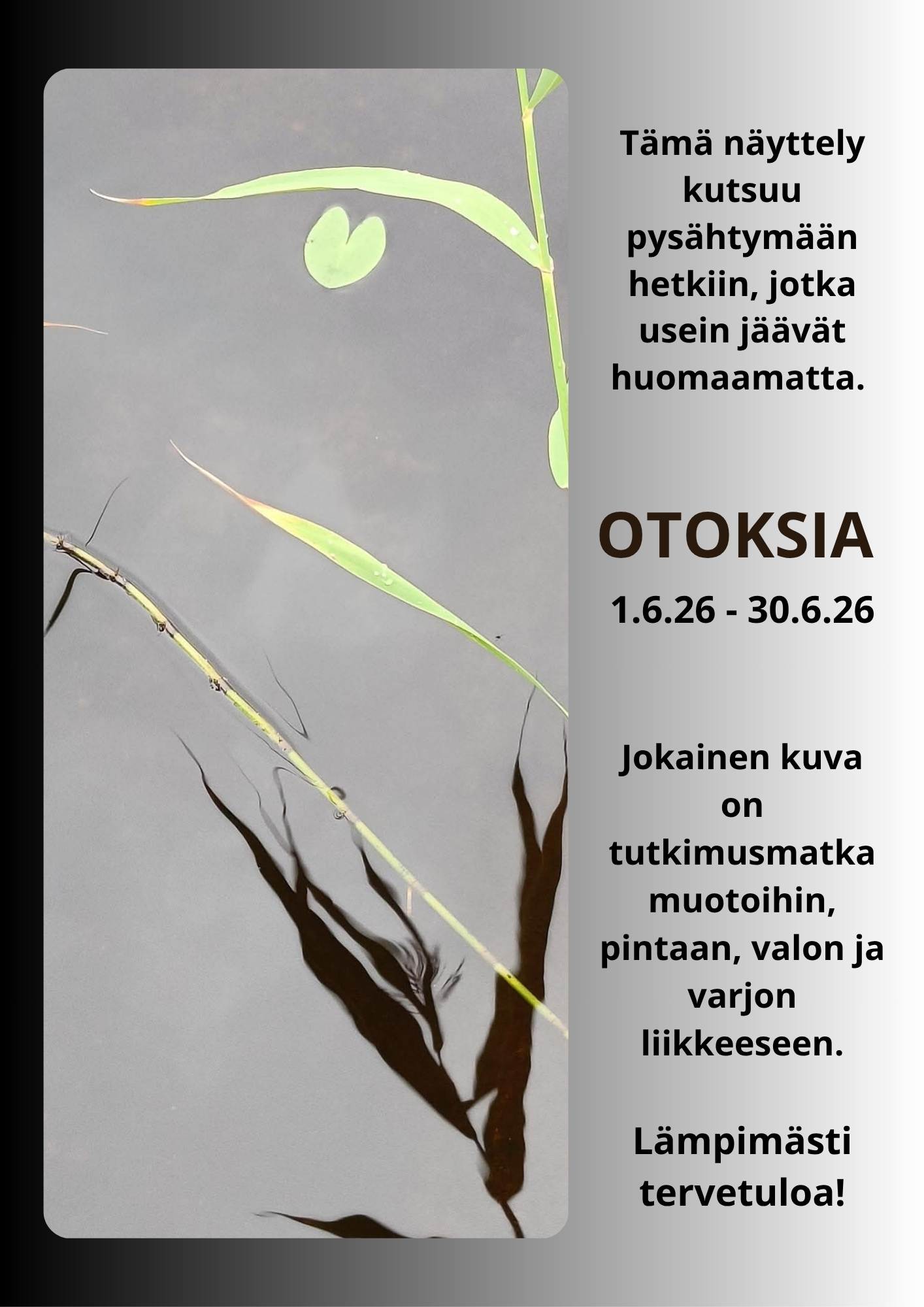 Näyttelyn mainosjuliste