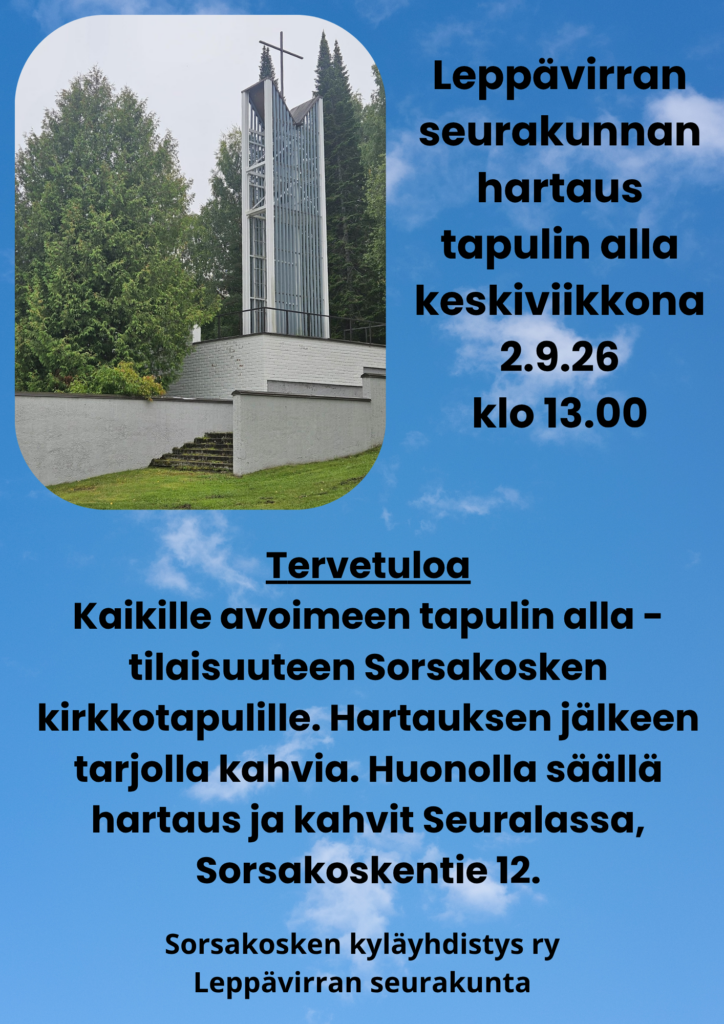 tapahtuman mainosjuliste