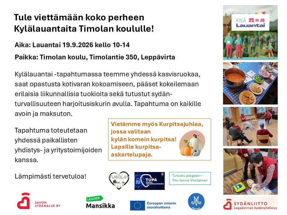 tapahtuman mainosjuliste