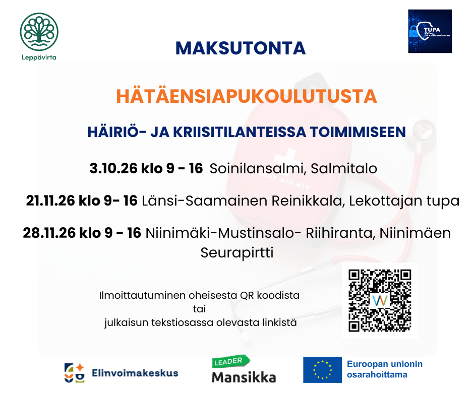 tapahtuman mainosjuliste