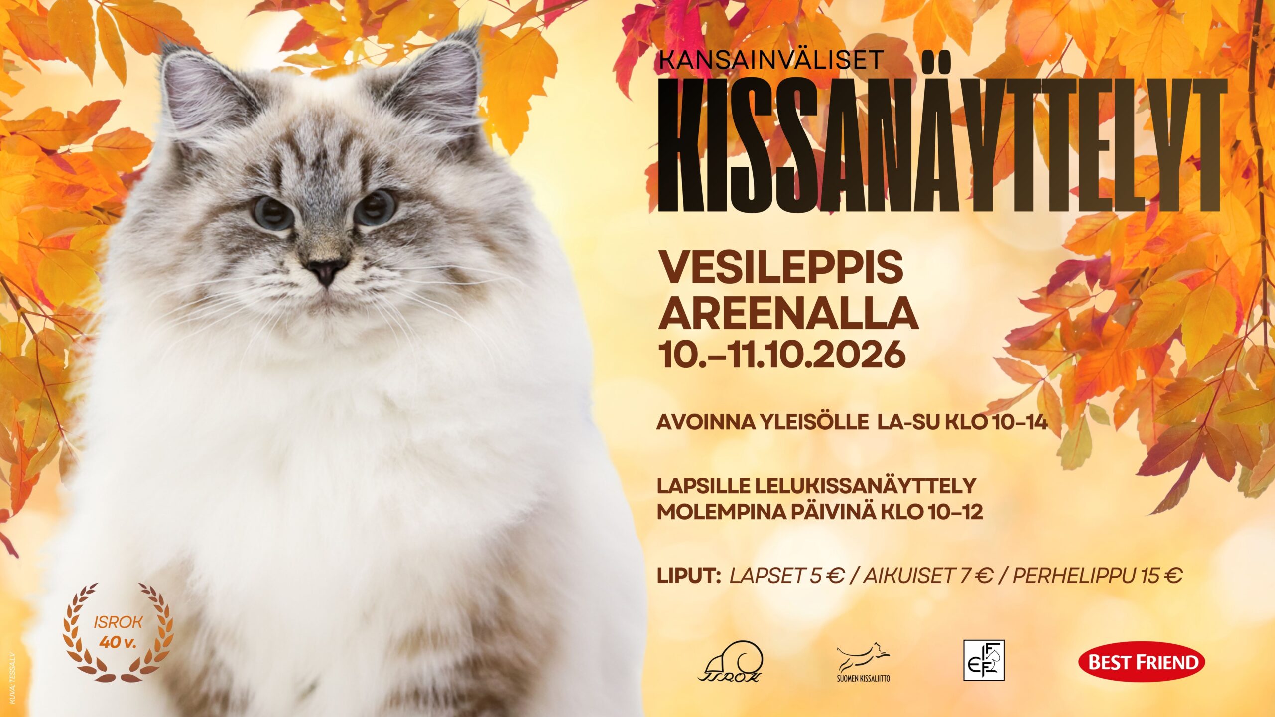 Kissanäyttelyn mainosjuliste