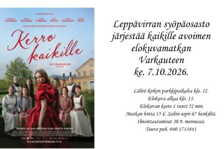 tapahtuman mainosjuliste