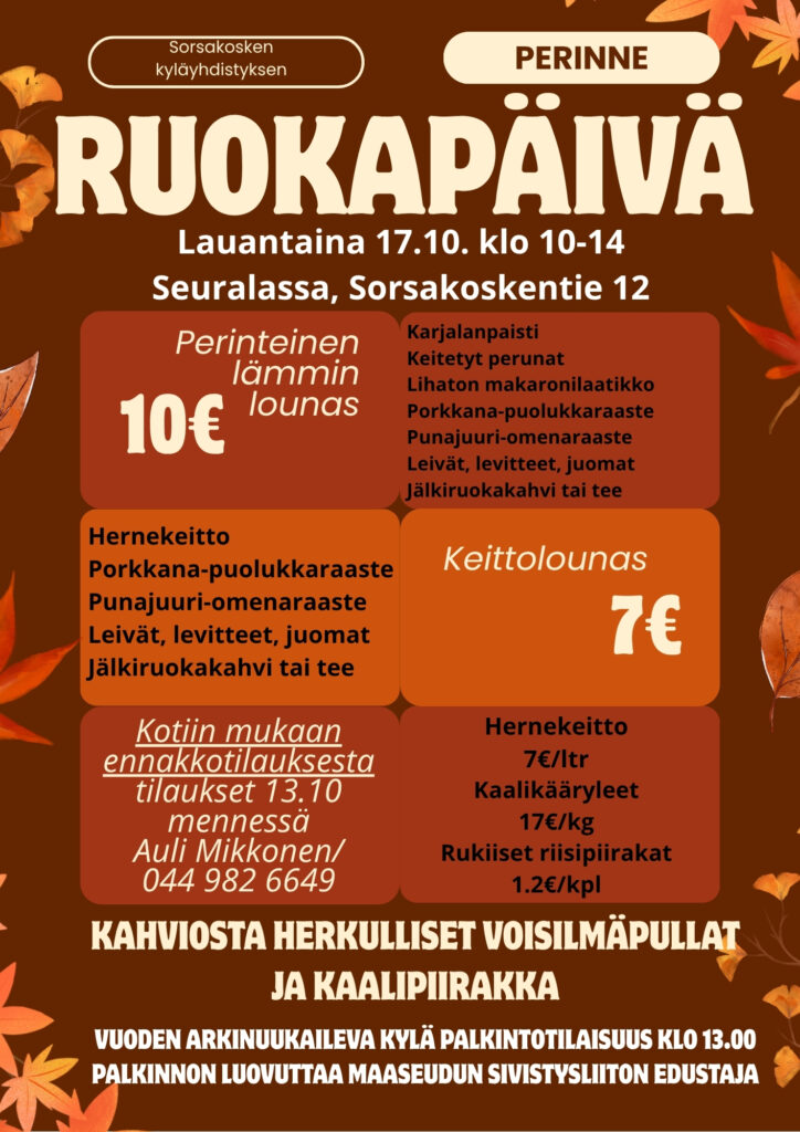 Tapahtuman mainosjuliste
