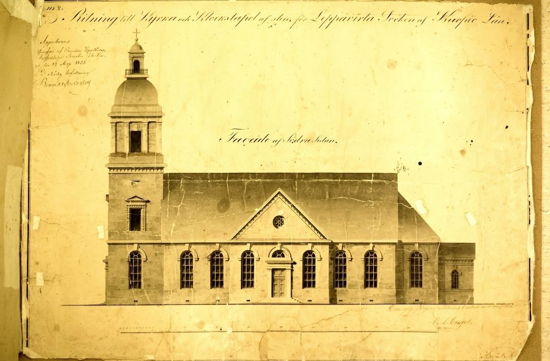 piirroskuva kirkosta