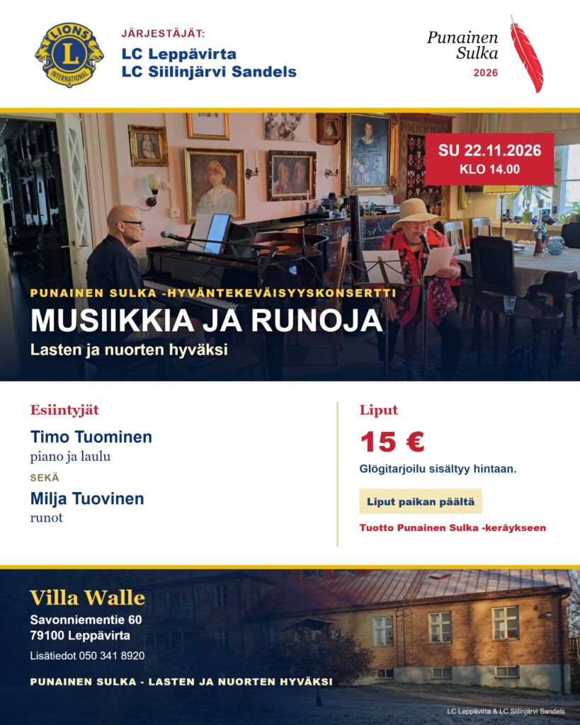 tapahtuman mainosjuliste